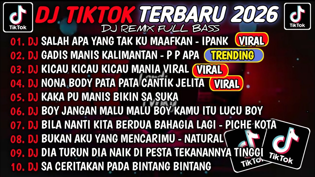 DJ TIKTOK TERBARU 2026🎵DJ SALAH APA YANG TAK KU MAAFKAN - IPANK🎵DJ GADIS MANIS KALIMANTAN FULL ALBUM