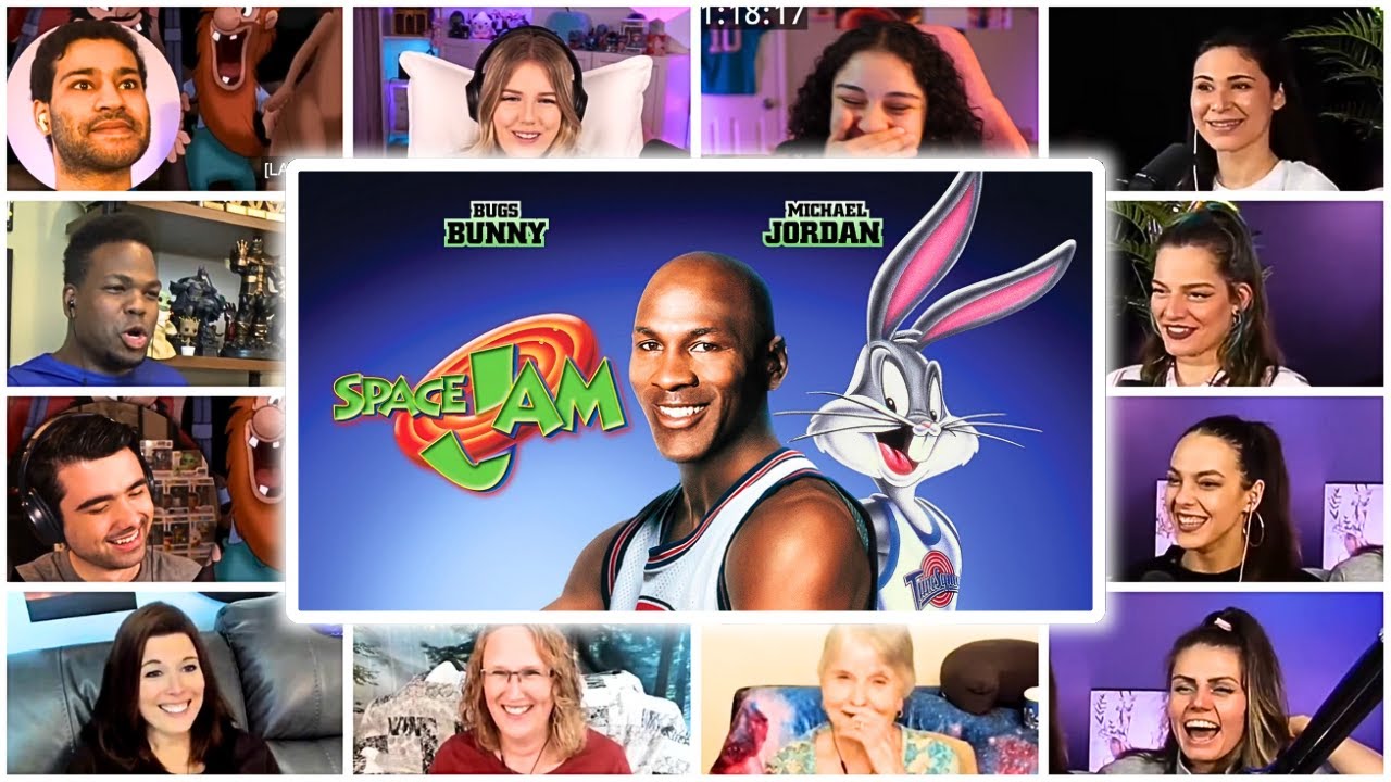 Space Jam (1996) - FULL MOVIE Reaction Mashup!