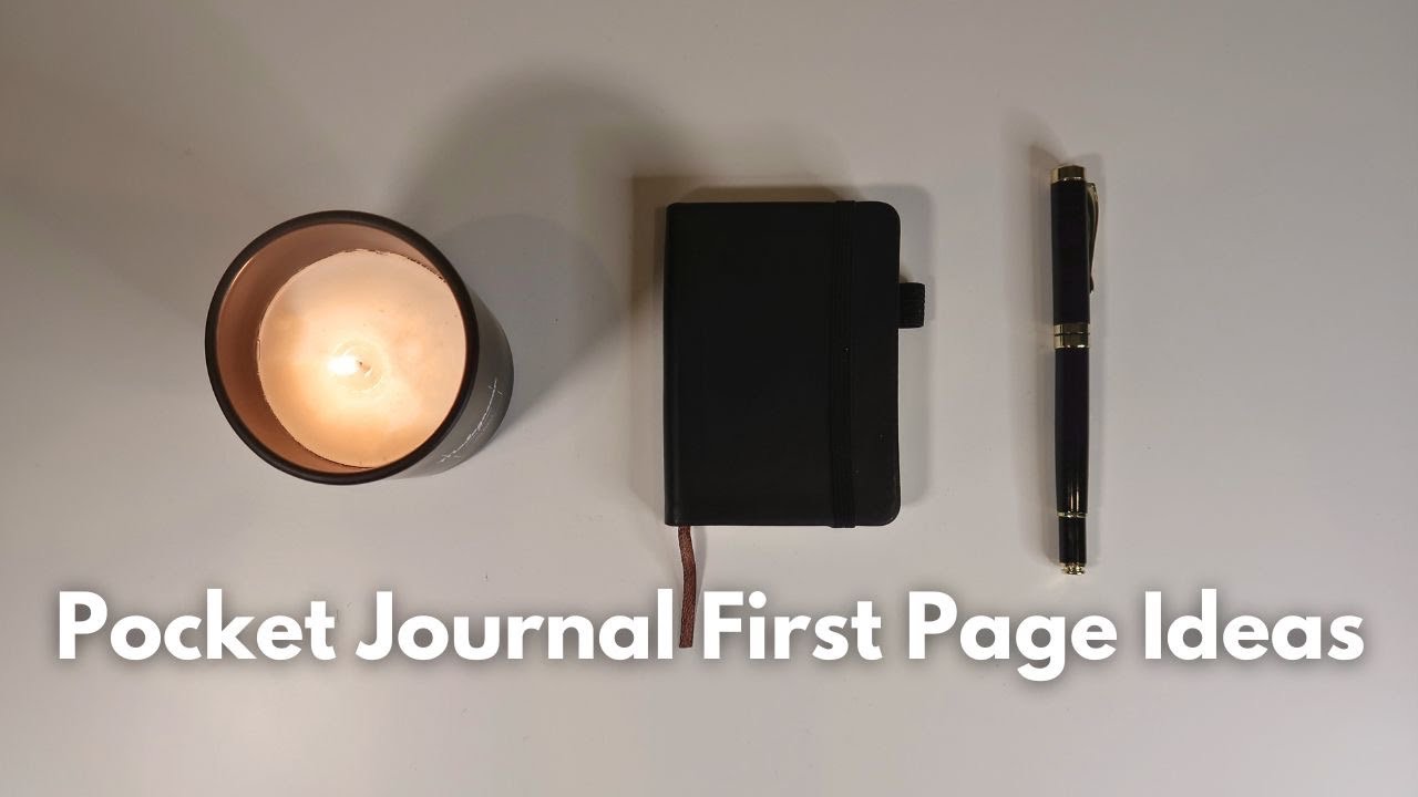 What to Write on the First Pages of a New Journal (So You Actually Use It)