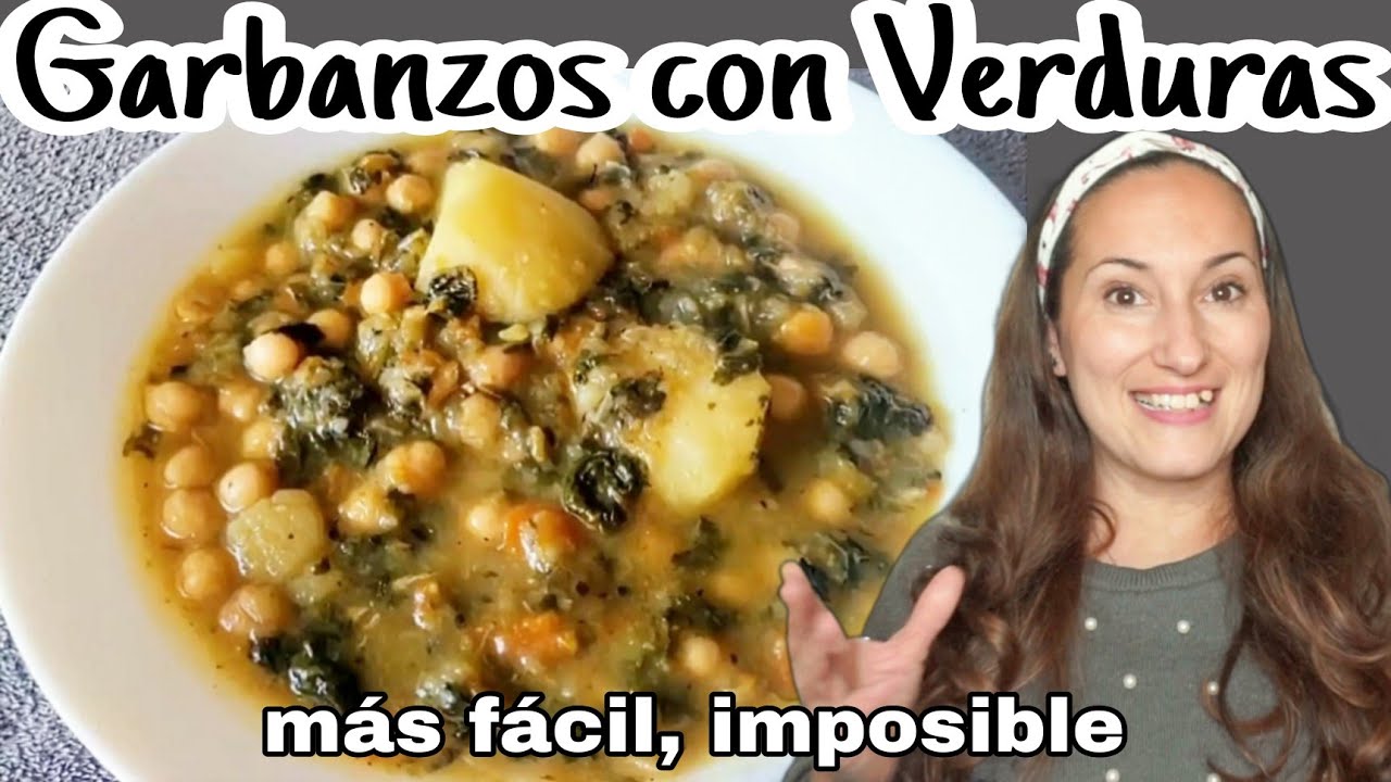 La Mejor Receta de APROVECHAMIENTO: Garbanzos con Verduras/ Recetas caseras/ Maricienta