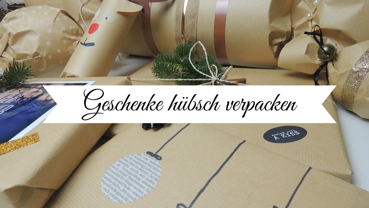 GESCHENKE VERPACKEN I Weihnachts DIY