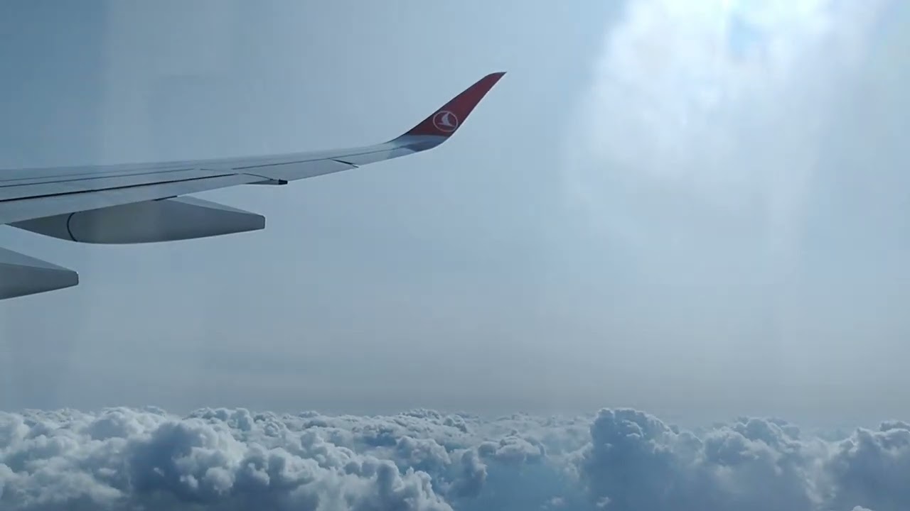 Turkish Airlines is just beautiful- Descending for IST Airport landing 