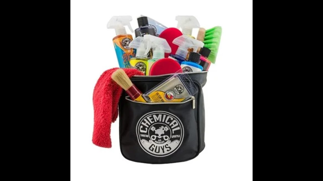 Chemical guys detailing bag and organiser