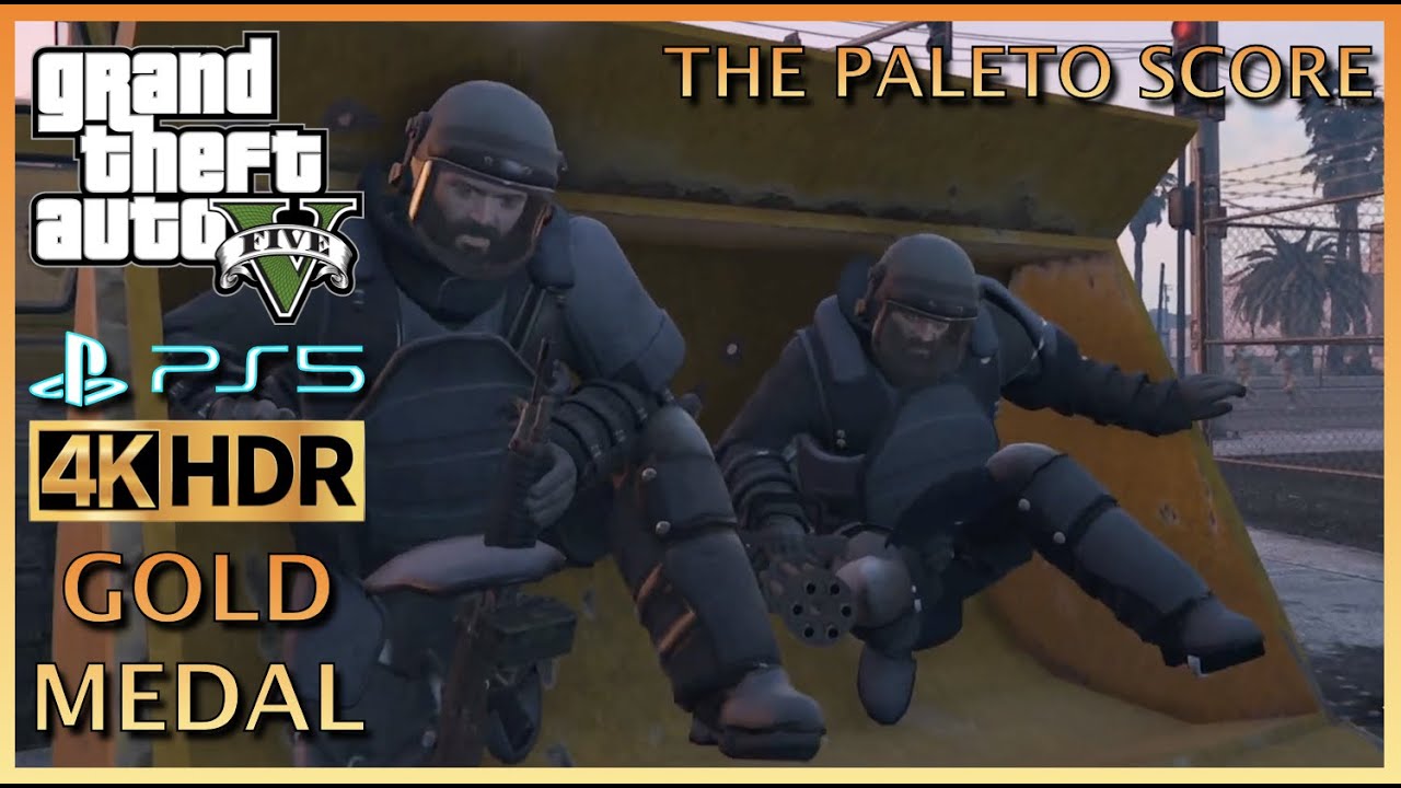 GTAV The Paleto Score Gold Medal | PS5 4K 60FPS
