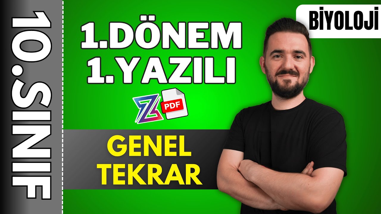 10.sınıf biyoloji 1.dönem 1.yazılı hazırlık 📌GENEL TEKRAR ÖZET KONU ANLATIMI