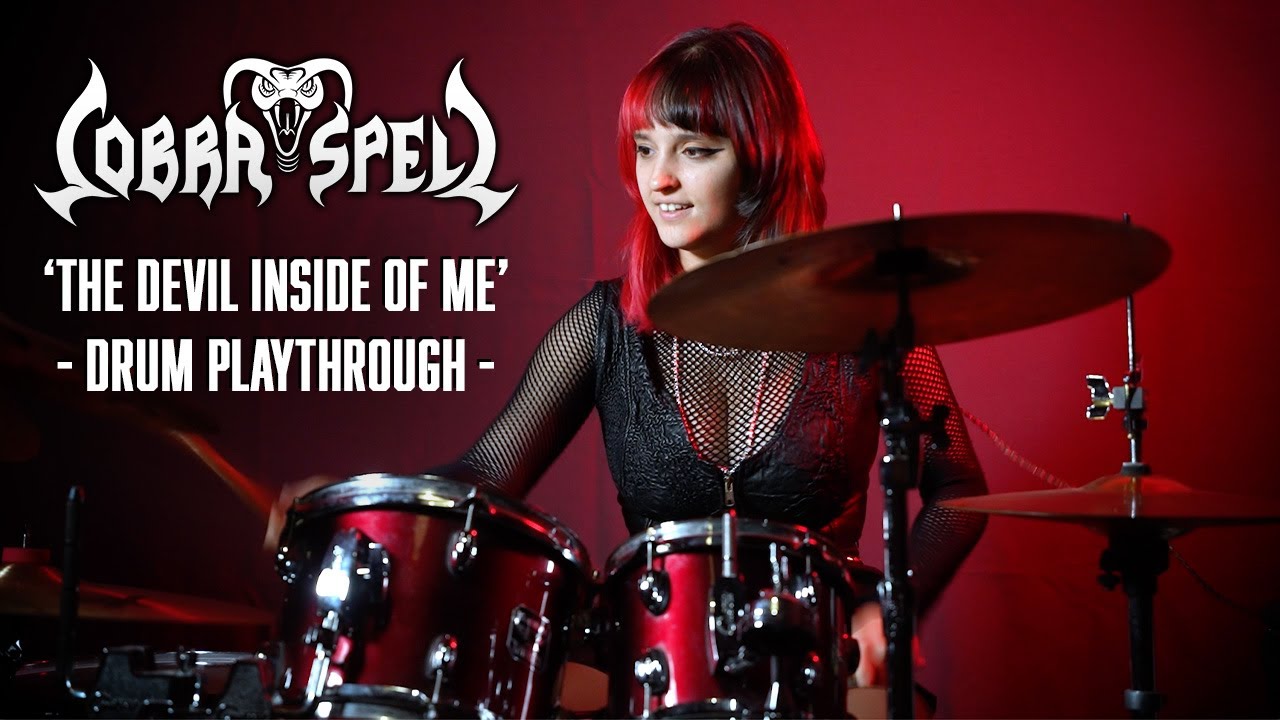 COBRA SPELL - The Devil Inside of Me (Drum Playthrough by Hale Naphtha) | Napalm Records