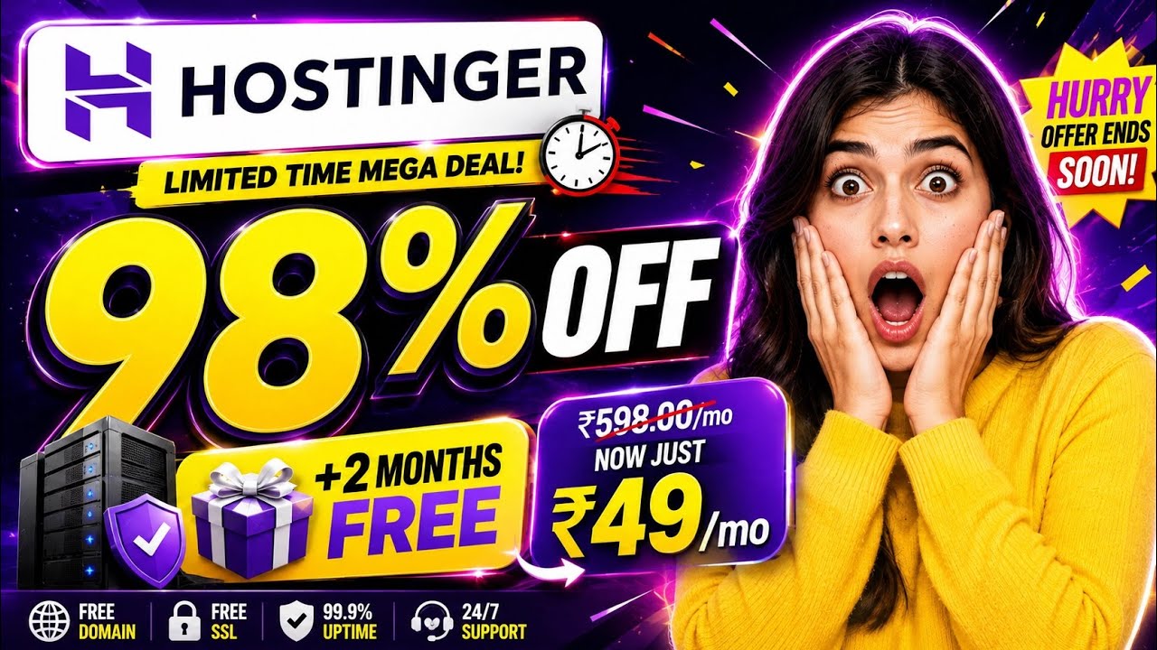 Hostinger Coupon Code 2026 🔥 GAME CHANGER ✅ | Hostinger Discount Code |Hostinger Promo Code LATEST 🚨