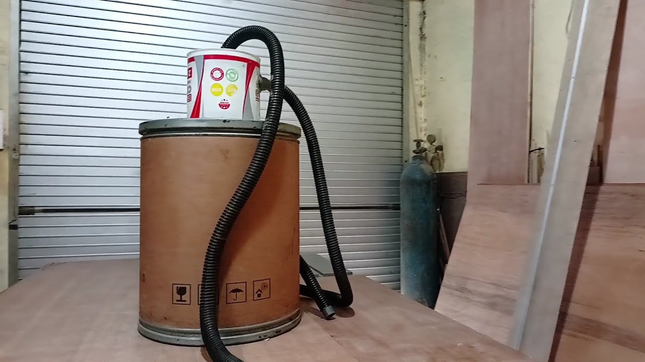 Membuat penyedot debu Cyclone || Dari barang bekas dust Collector #penyedotdebu #diy #dustcollector