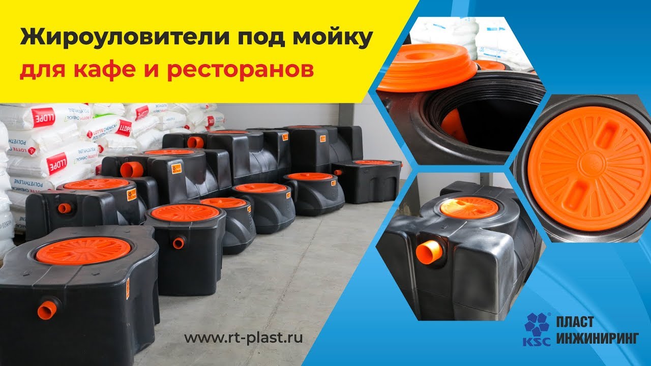 Жироуловители под мойку для кафе и ресторанов