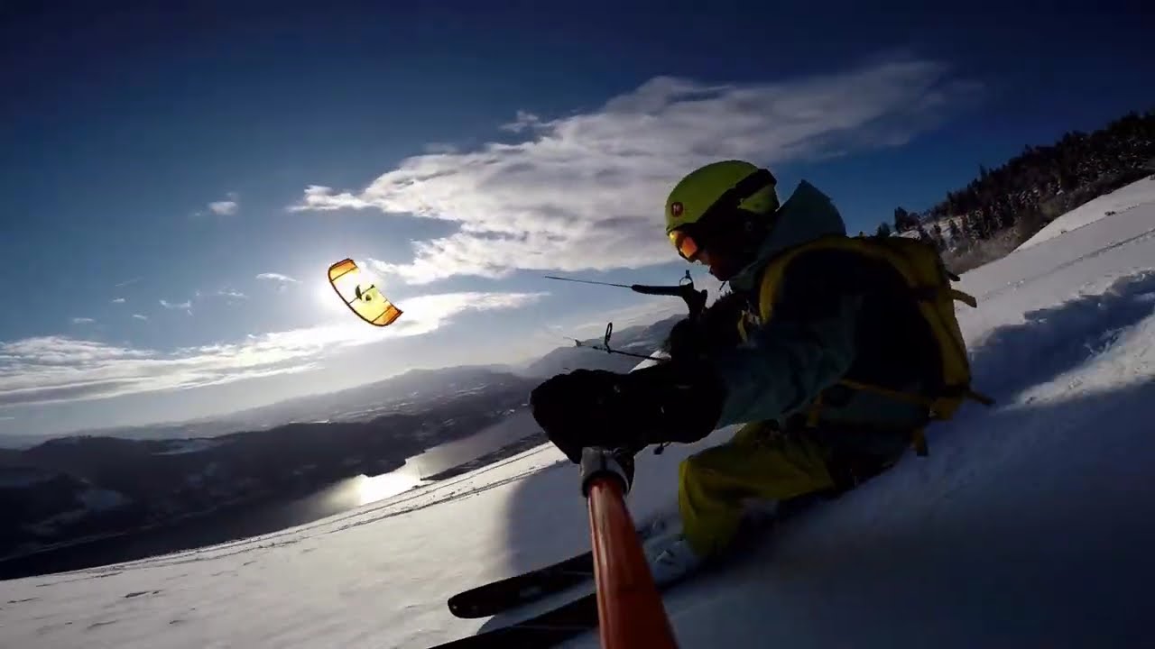 Snowkiting's peaceful, euphoric sensation unlike anything.   #LiveFreeRideFree @CabrinhaKitesurfing