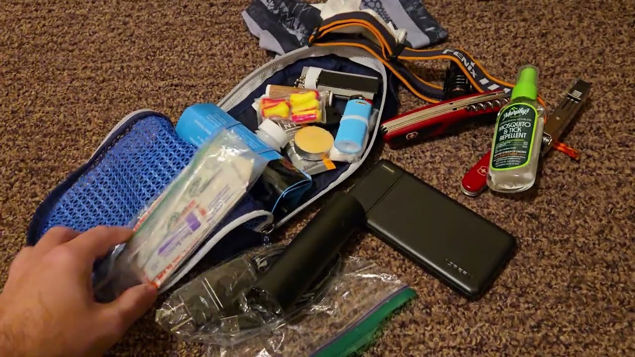 Модульный сверхлегкий аварийный набор EDC для самостоятельного использования.