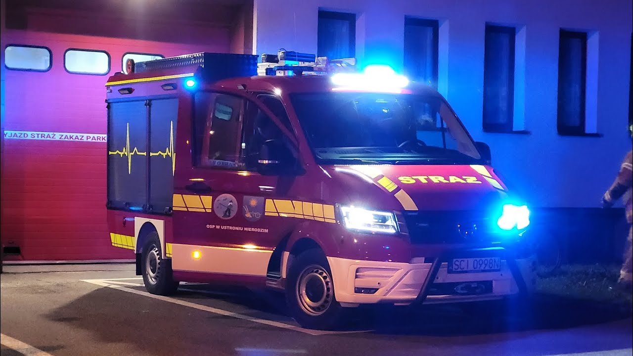 Alarmowo: Powitanie nowego wozu dla OSP KSRG Ustroń-Nierodzim!!!
