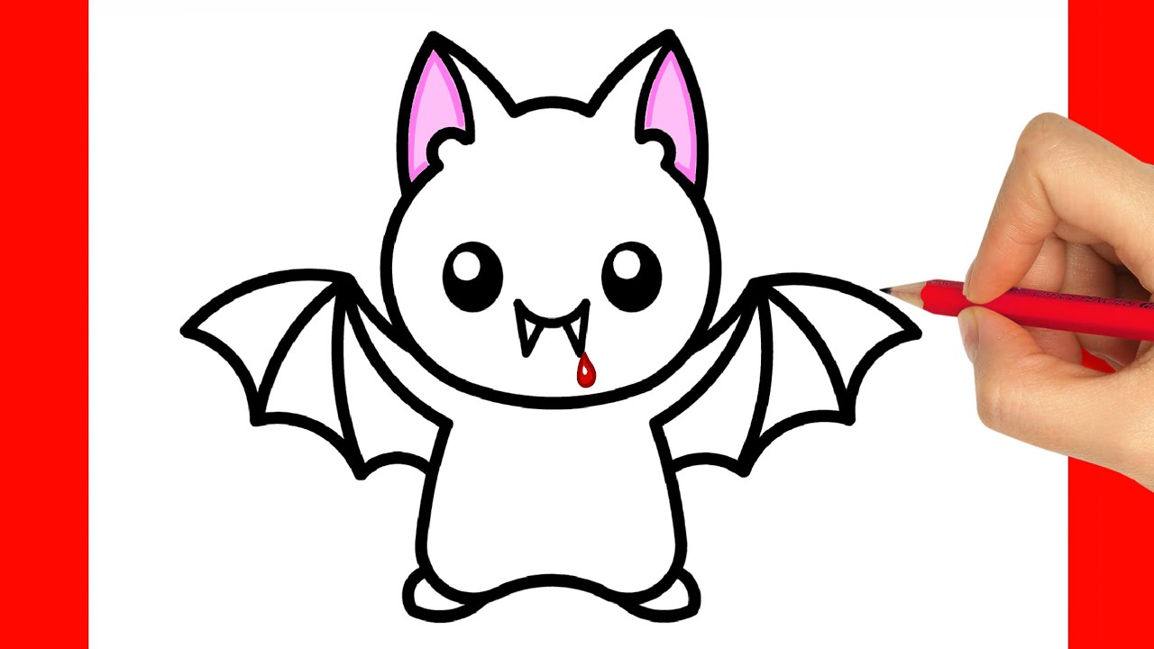 COMMENT DESSINER UNE CHAUVE-SOURIS D'HALLOWEEN
