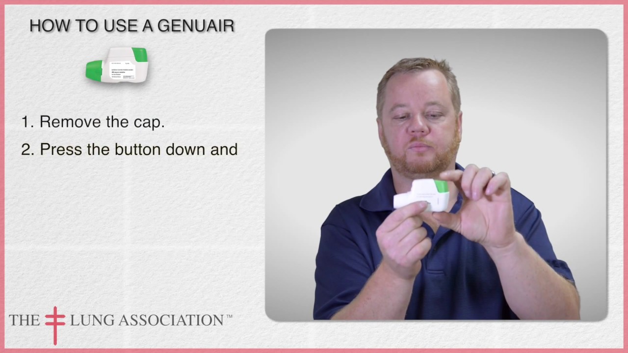 How to use a Genuair Inhaler