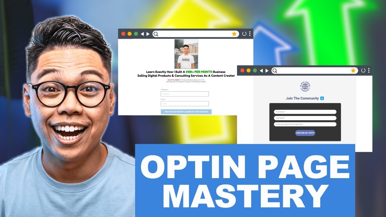 How To Create An Email Optin Page On Go High Level