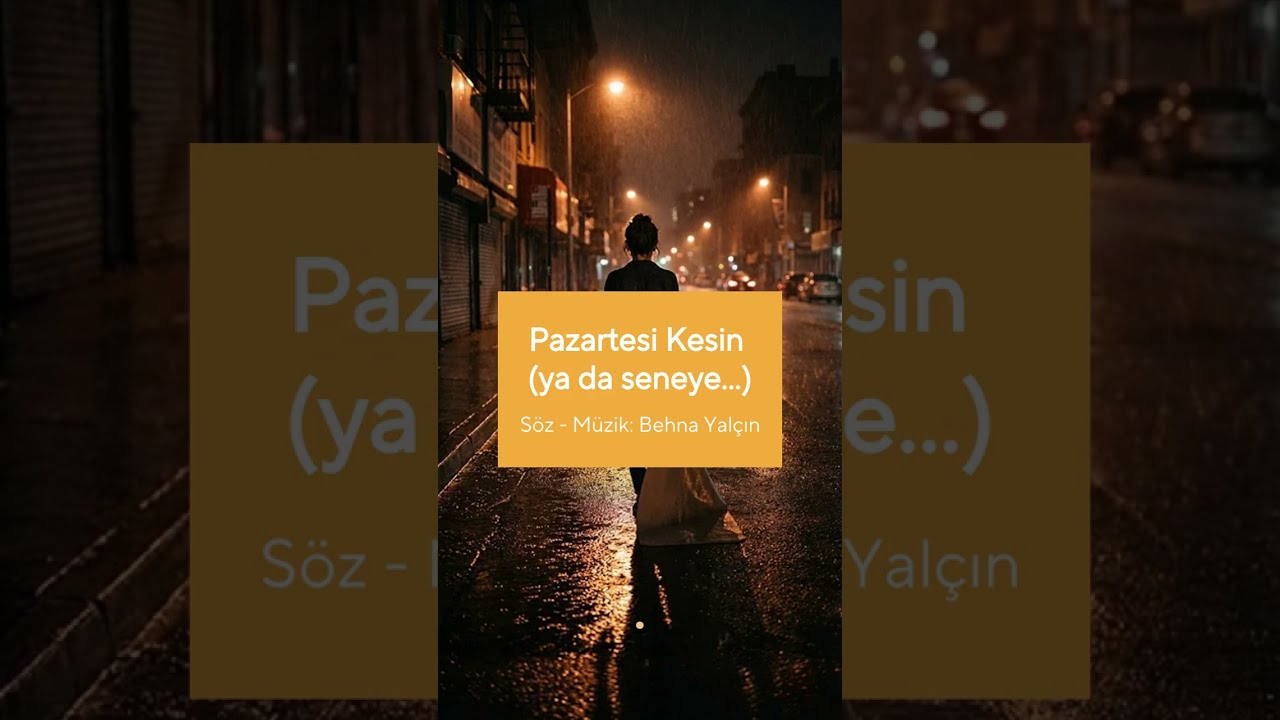 Pazartesi Kesin ya da seneye