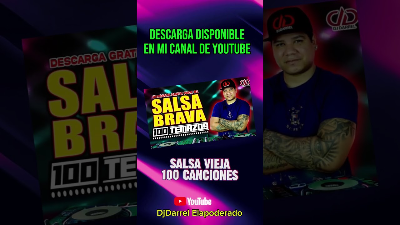 DESCARGA GRATIS ✅ PACK DE SALSA BRAVA 💥 ★ 100 CANCIONES ★