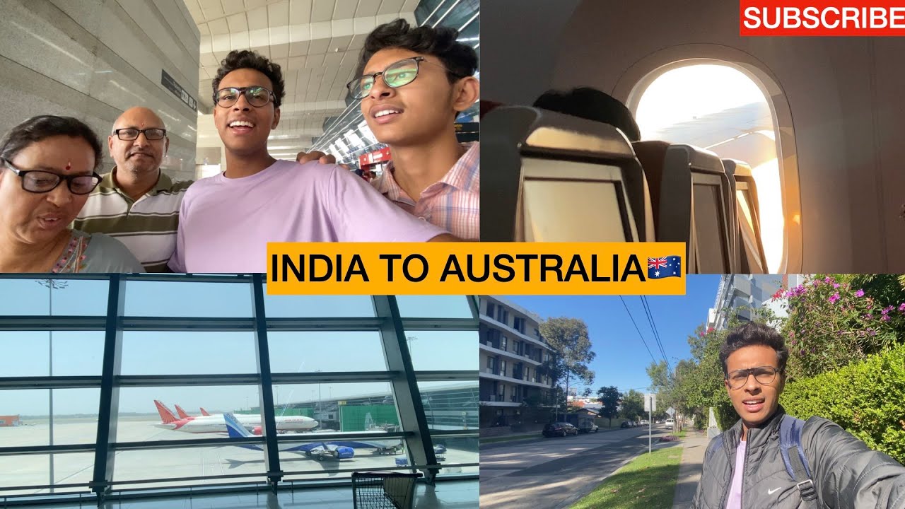INDIA TO AUSTRALIA 🇦🇺| FIRST INTERNATIONAL FLIGHT| HARSHUL SHARMA
