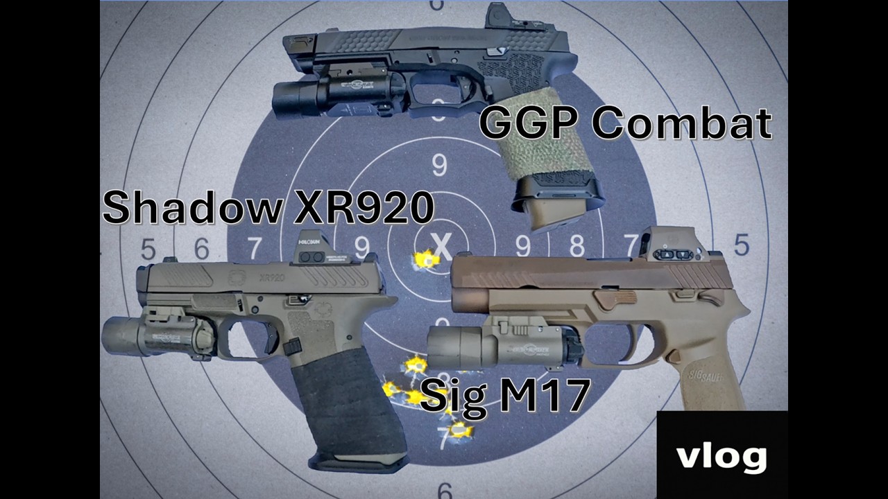 Simple Drills with the Grey Ghost Precision Combat Pistol, Shadow Systems XR920, & Sig M17 - vLog