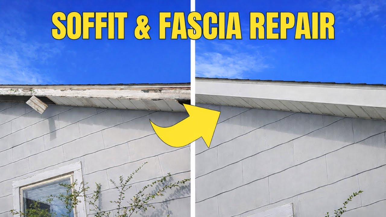 How to Repair Damaged Soffit & Fascia (Step by Step)