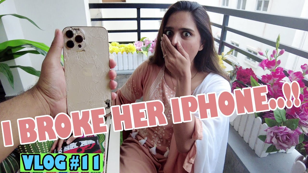 I BROKE HER IPHONE!!!! 