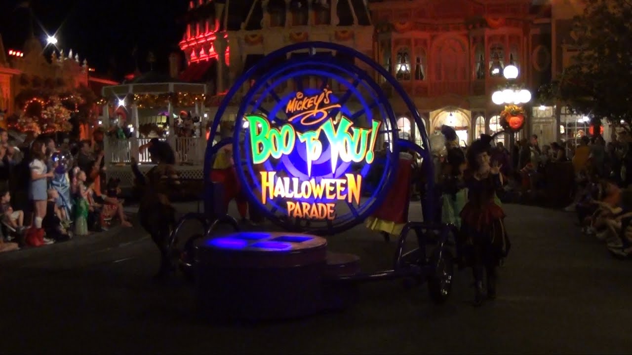 2013 Boo-To-You Parade, Mickey's Not So Scary Halloween Party at Magic Kingdom w/ Candy Corn Floats