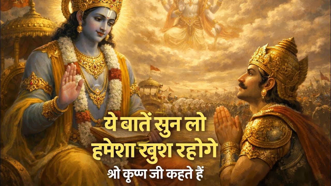 श्री कृष्ण जी कहते हैं: ये बातें समझ लीं तो जीवन बदल जाएगा