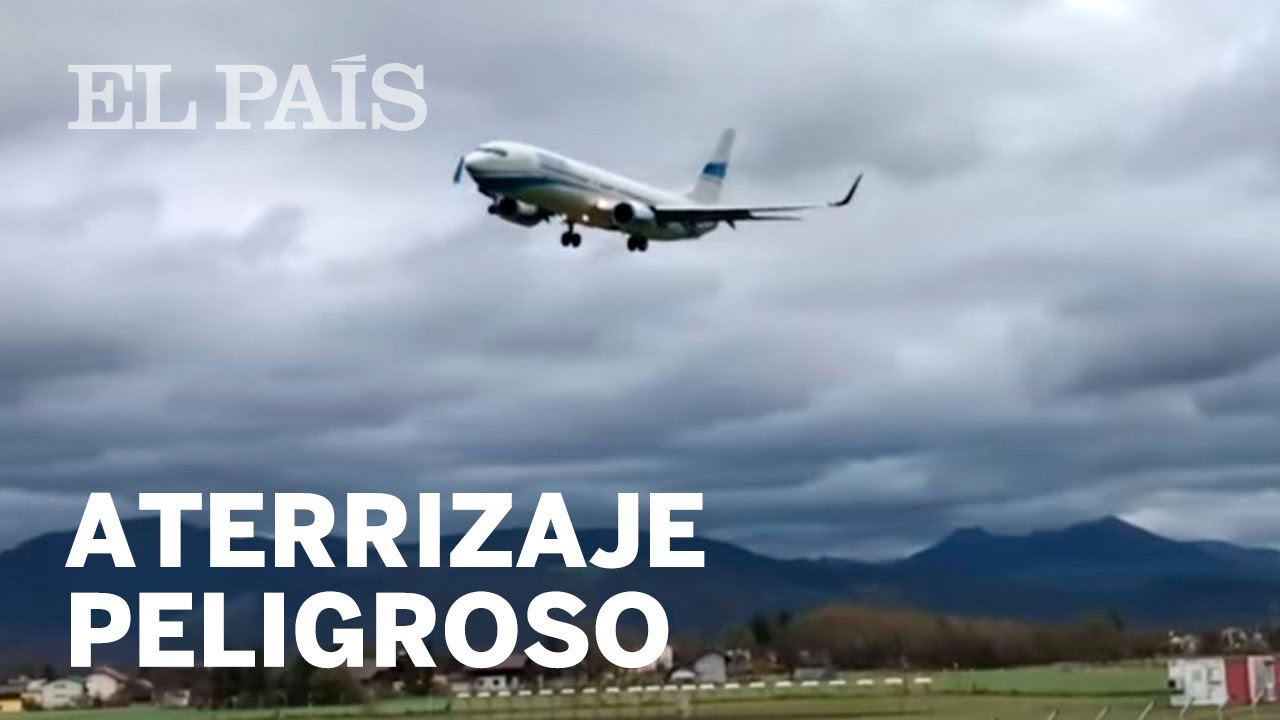 Un aterrizaje de miedo | Viral