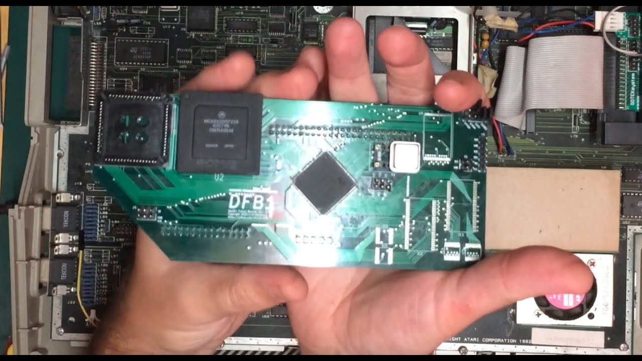 Atari Falcon expansion port reflow, fan replacement, some DFB1 waffle and connectivity checking