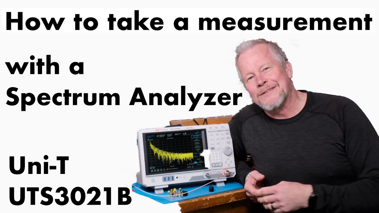 Как провести первое измерение с помощью анализатора спектра UNI-T #UTS3021B #spectrumanalyzer