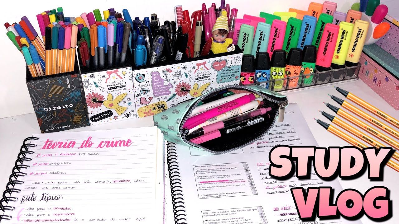 Study Vlog | Dicas e truques para ir bem nas provas #STUDYVLOG