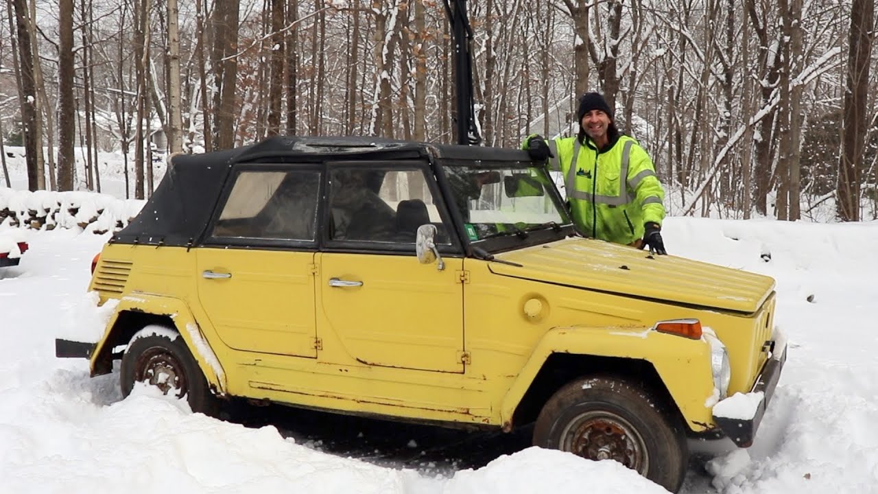 WILL IT RUN? Forgotten VW Thing Type 181 sitting for 32 years!