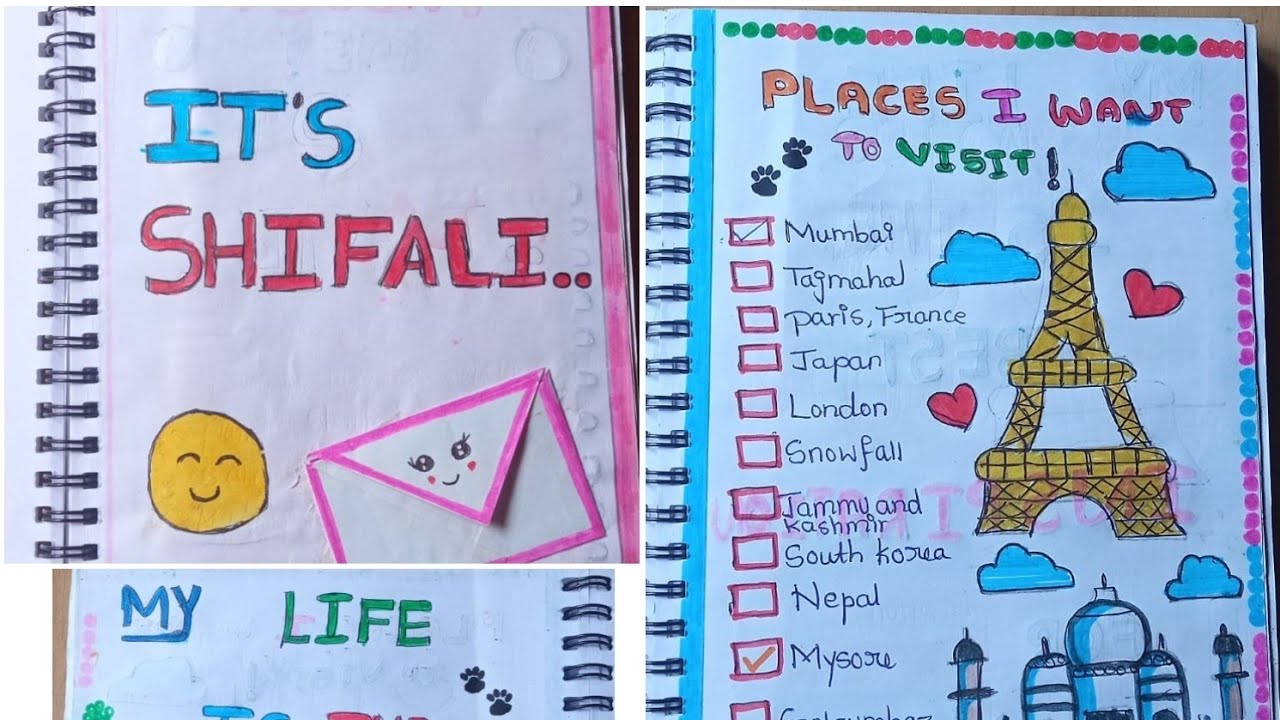 My dairy journal tour🌷✨ Inspired by #shriyahood🤍 SHIFALI'S CREATION