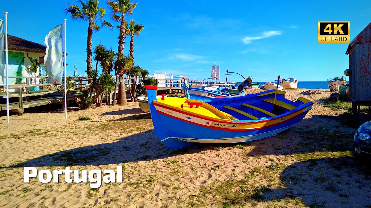 Armacao De Pera, March 2023 🇵🇹 Walking Tour 4K 60FPS – Algarve Portugal