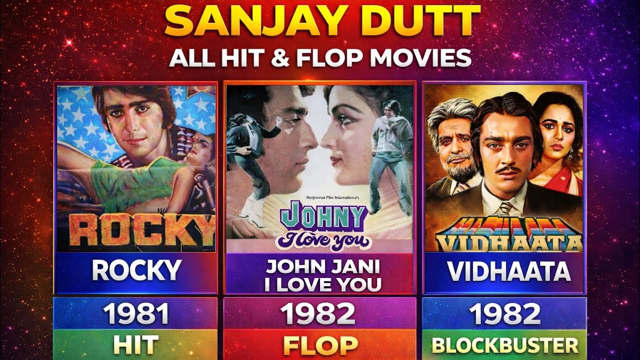 Sanjay Dutt 1981 to 2026 All Movies | all movies | Bollywood | Sanjay Dutt