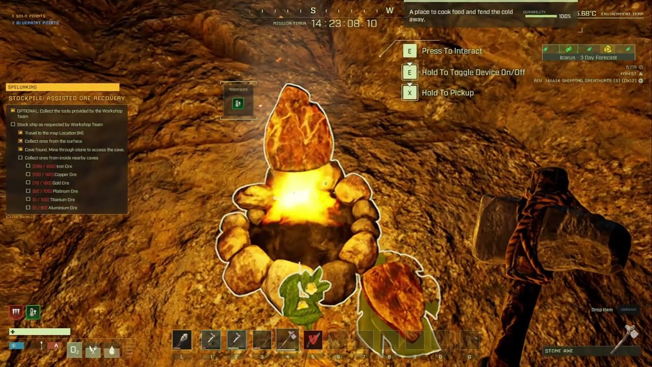 Ores For Days Mining | Icarus Spelunking Mission
