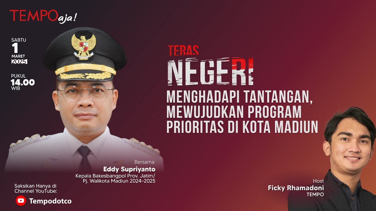 Teras Negeri | Menghadapi Tantangan, Mewujudkan Program Prioritas di Kota Madiun