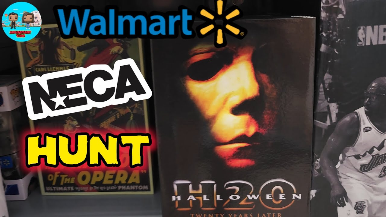 Walmart Horror Neca Hunt! Halloween H20  Michael Myers Neca Spotted! Walmart Horror Section 