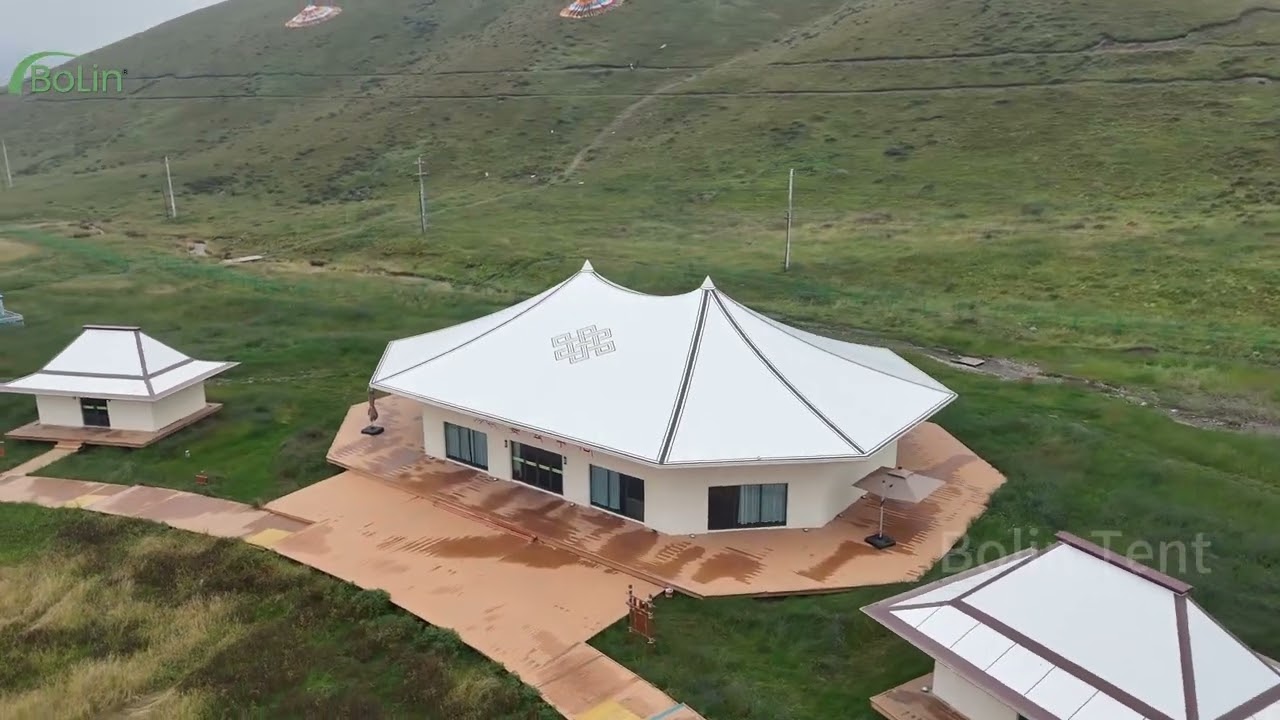 Outdoor Customized Luxury Tent Resort in Gansu 