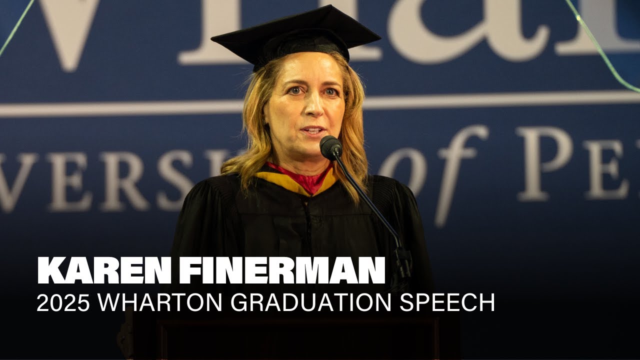 Karen Finerman's 2025 Wharton Undergraduate Graduation Speech