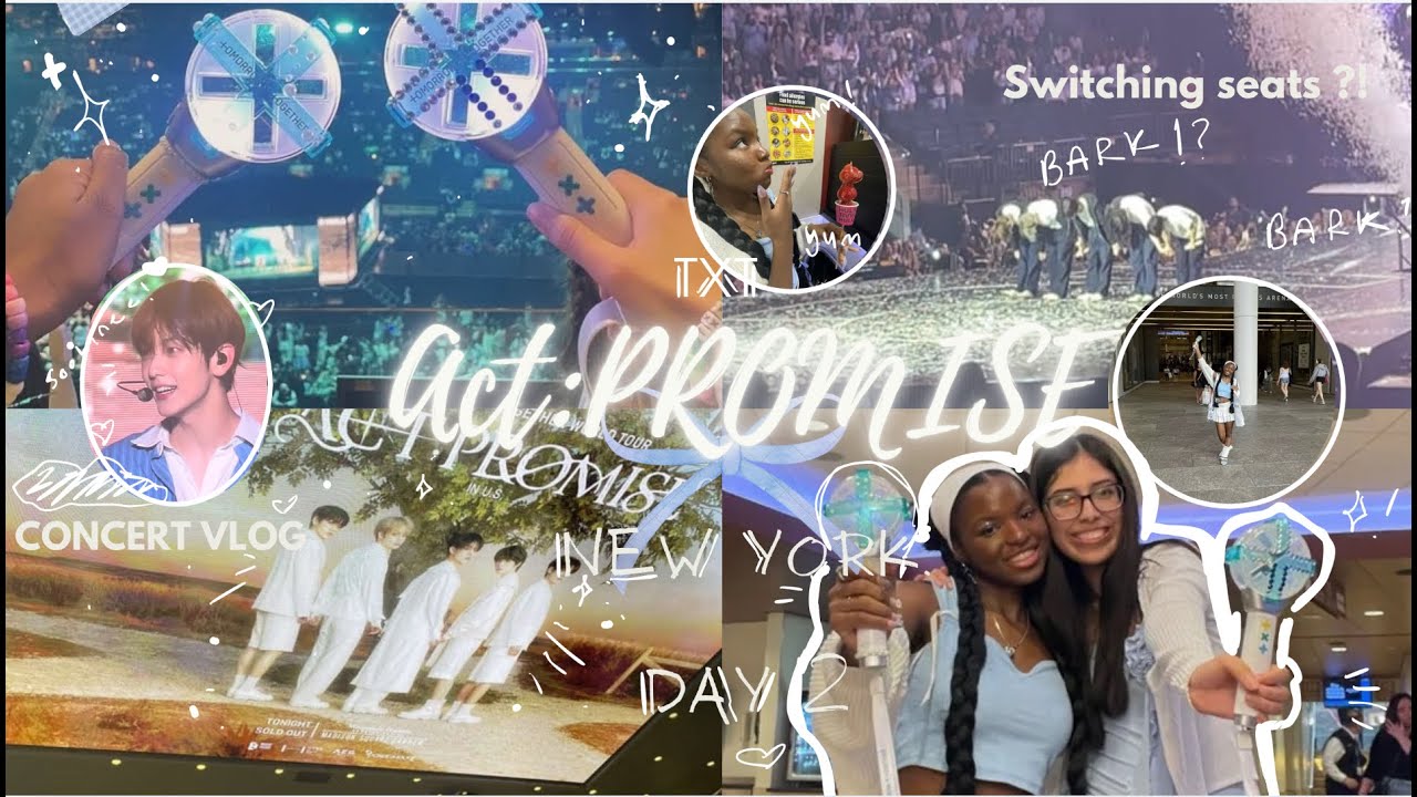 TXT CONCERT VLOG ✧.*In New York D2, preparing, switching seats and car debriefs *Etc  𓆩ᥫ᭡𓆪