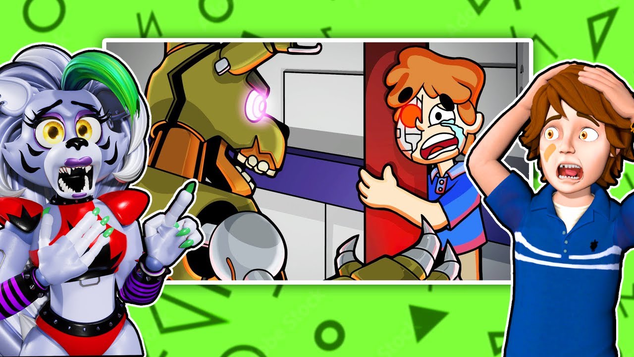 Roxanne Wolf and Gregory REACT to Gregory Meets His Dad?! - GameToons Animation
