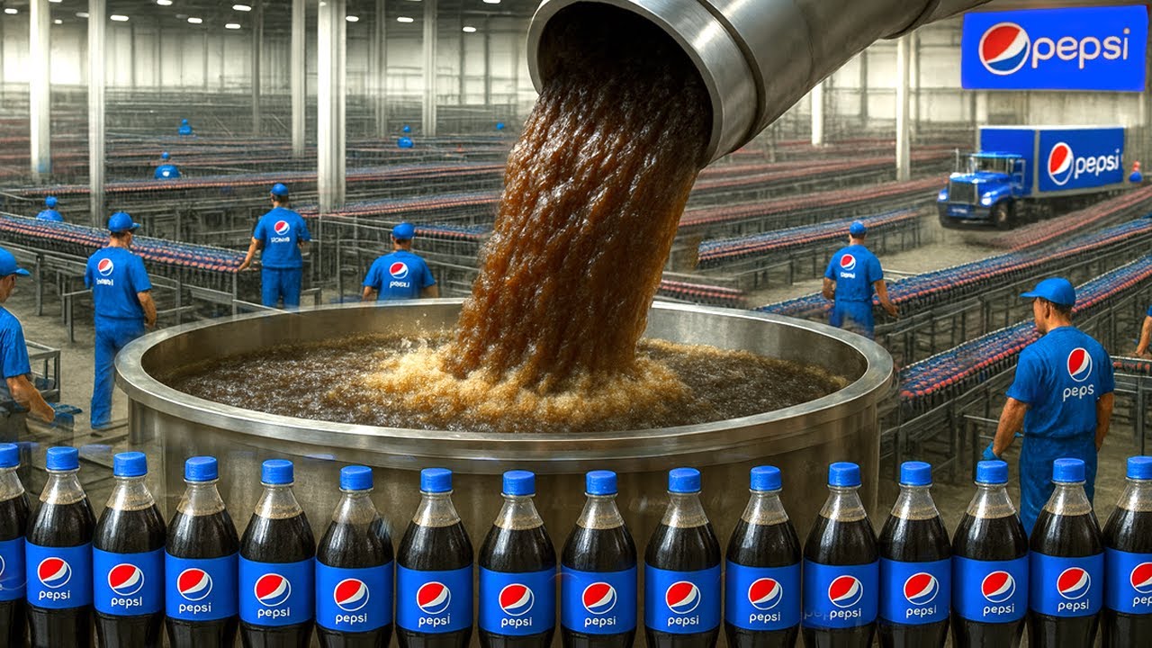 HOW Pepsi is MADE 🥤 | Inside Pepsi’s Mega Factory 🥤