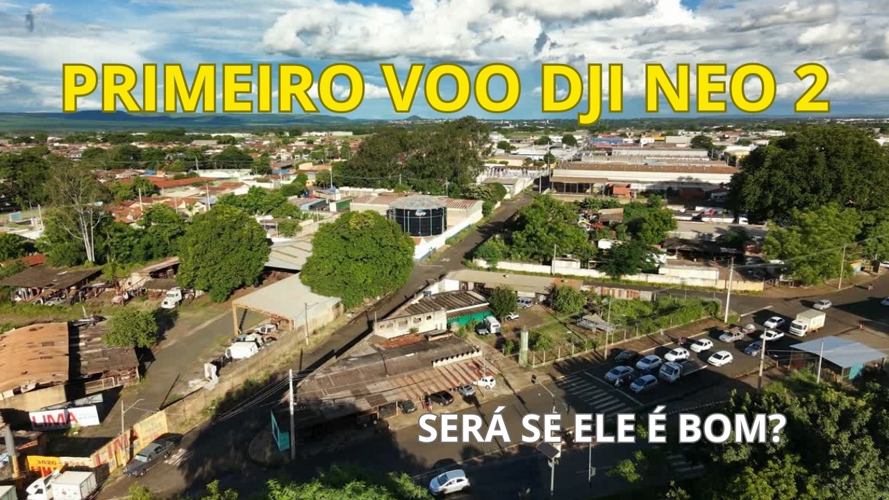 PRIMEIRO VOO COM O DJI NEO 2