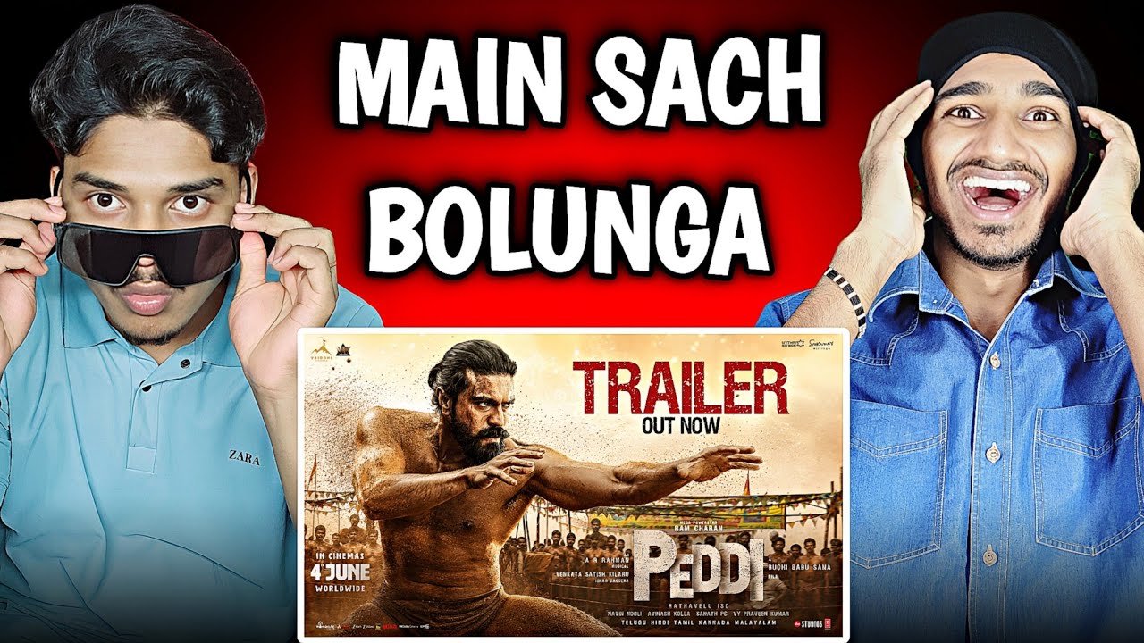 Peddi Official Trailer REACTION | Ram Charan | Janhvi Kapoor | A R Rahman | Buchi Babu Sana