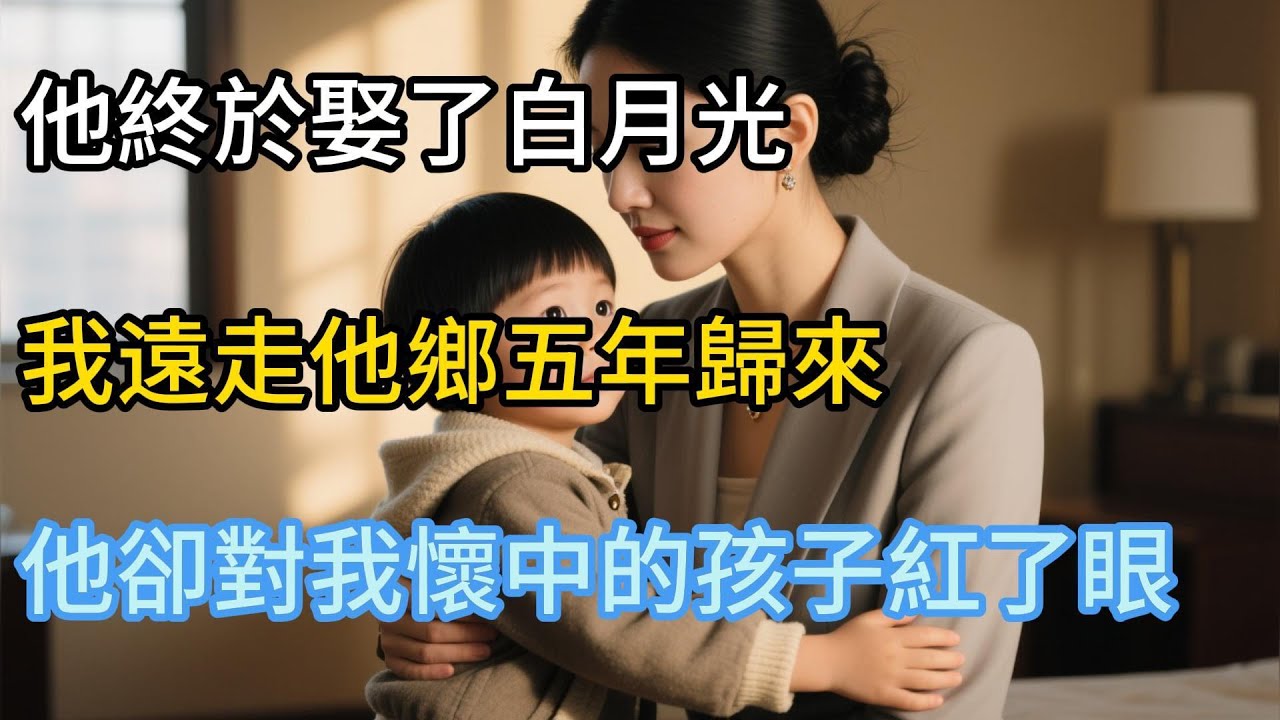 【完結】他終於娶了白月光，我遠走他鄉五年歸來，他卻對我懷中的孩子紅了眼！#婚姻#夫妻#夫妻日常#情感#小三#戀愛#為人處世#生活經驗#故事#小說