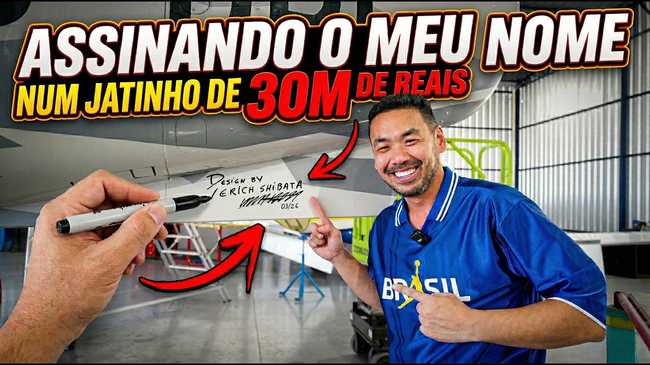 ASSINEI UM JATO! O projeto mais exclusivo da minha vida - Phenom 100 Embraer