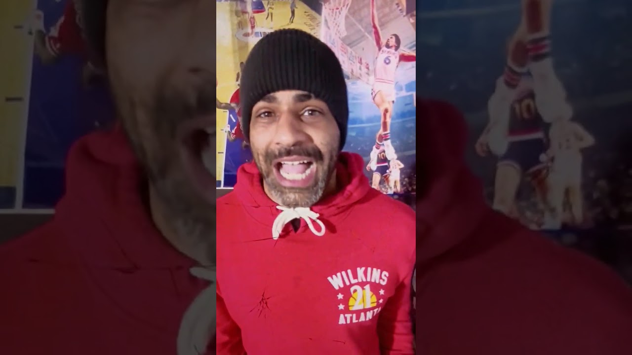 @sportsnfitnessrants BALD MAN WEARING BEANIE IN THE HOUSE LYING ABOUT THE HISTORY OF BASKETBALL 