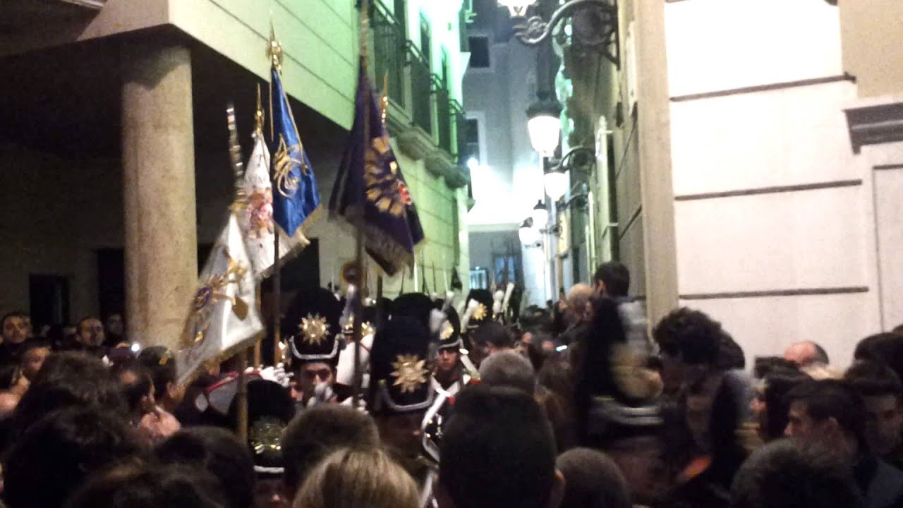 Semana santa Cartagena 2013 Salida de los Granaderos Marrajos Pasacalles