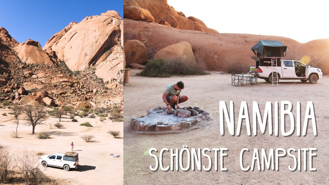 Campsite Spitzkoppe • #Namibia • Weltreise Vlog 142